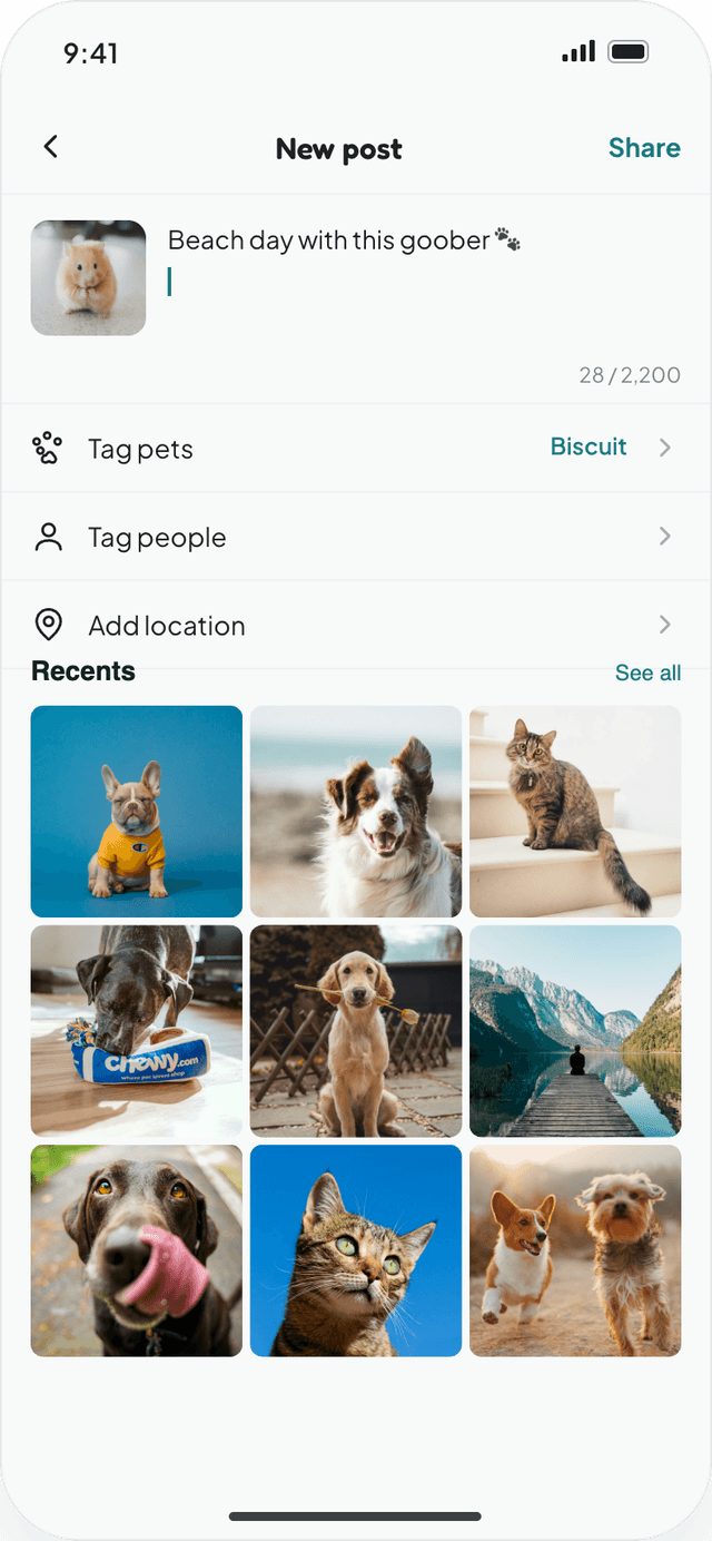 Create post Light