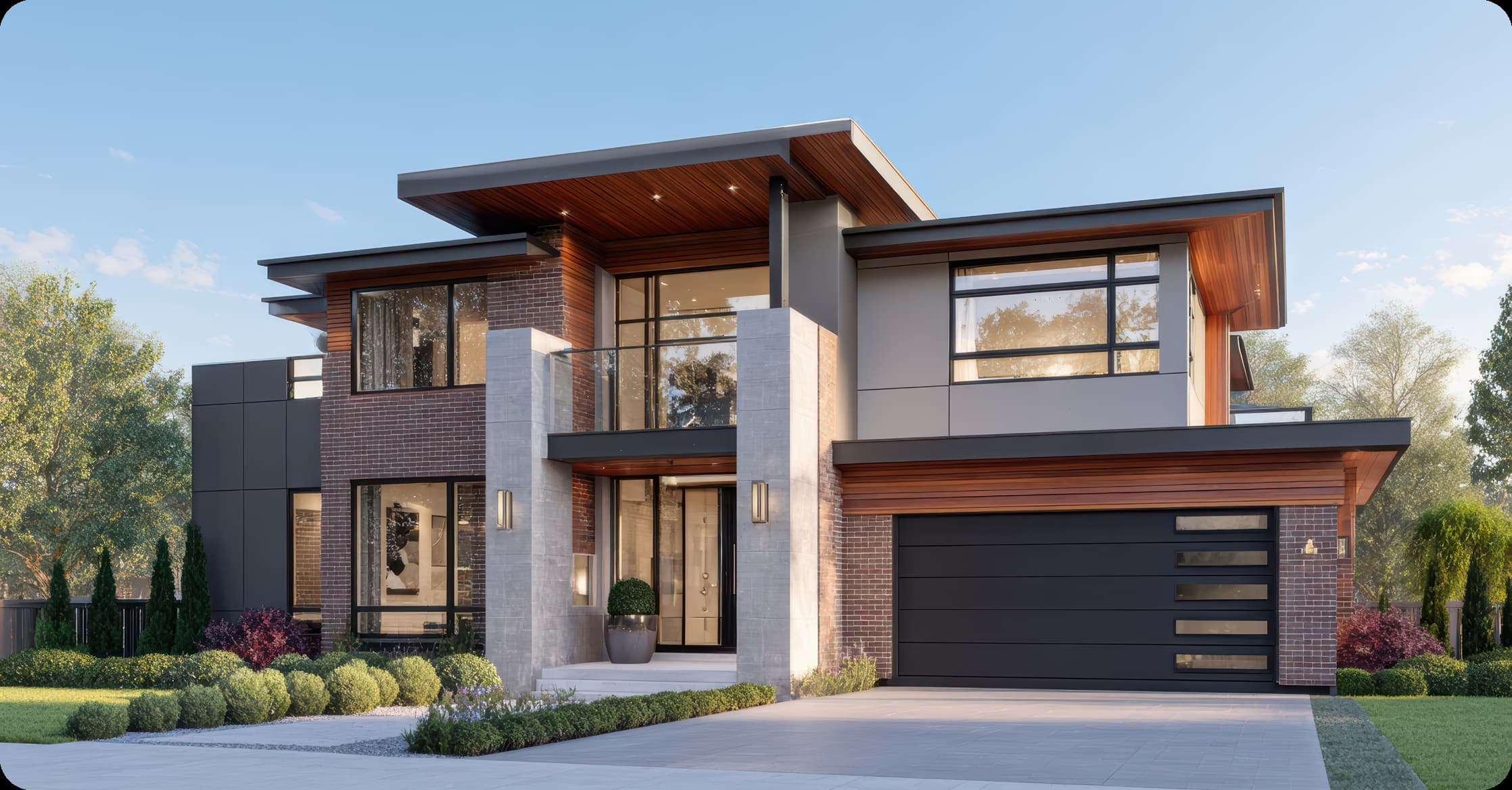 Luxury modern house exterior